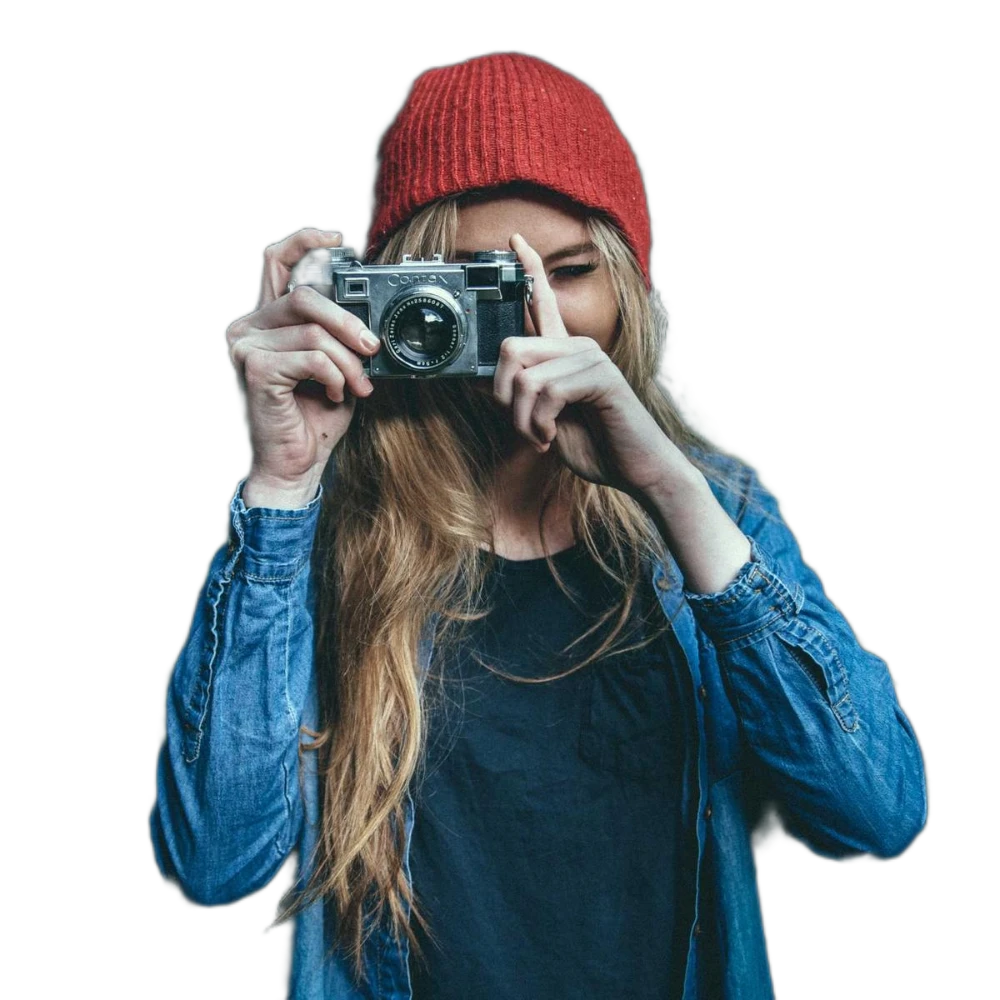 The same photo with the background removed